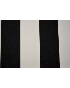 Cabana Stripe Ebony Black White 3.5 Inch Outdoor Stripe Swavelle Mill Creek Fabric