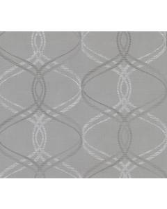 2813-801644 Waters Grey Ogee Wallpaper | The Fabric Co