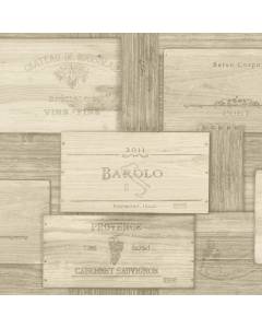 3117-01714 Randolph Beige Wine Boxes Wallpaper
