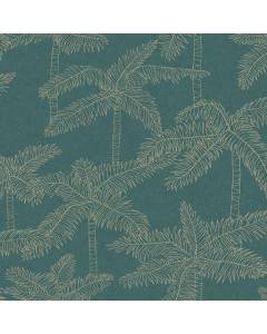 5356 77W8411 Palm Tree Sketch Wallpaper