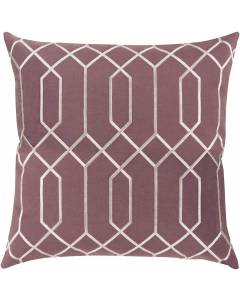 BA036-1818P Skyline Pillow with Poly Fill in Eggplant 