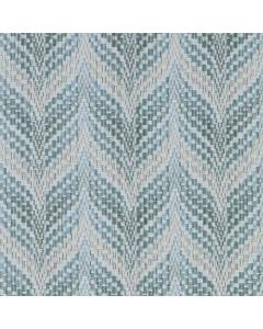 Blue Green Contemporary  Chevron Texture DU16092 246 Aegean Duralee Fabric