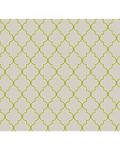 ER8198 Pearl Grey Lime Green Waverly Buzzing Around Trellis Wallpaper