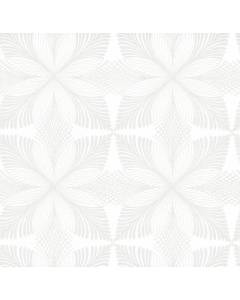 HC7540 Lily White/Cream Roulettes Wallpaper | The Fabric Co