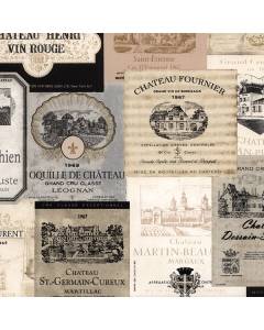 KK26753 Wine Labels Wallpaper