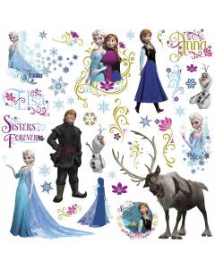 RMK2361SCS Frozen Wall Decals With Glitter