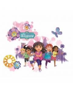 RMK2655GM Dora and Friends Wall Graphix Giant Wall Decals Mural
