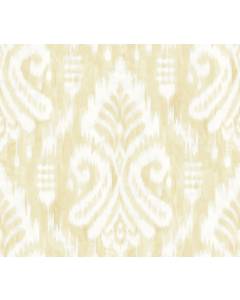 TC2641 Yellow Hawthorne Ikat Wallpaper | The Fabric Co