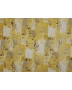 Golden Yellow Grey Abstract Monet Print Antalya 811 French Yellow Covington  Fabric
