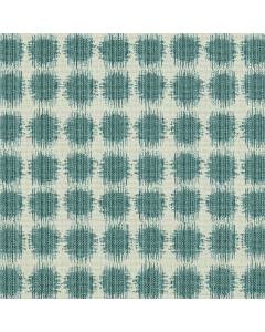 Turquoise Geometric Contemporary Upholstery Jennifer Adams Home Sabine 220 Seagrass Covington Fabric