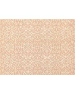 Pink Textured Embroidered Scroll Serafina 704 Dusty Rose Covington Fabric