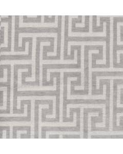 Grey Greek Key Spartan Dove Regal Fabric