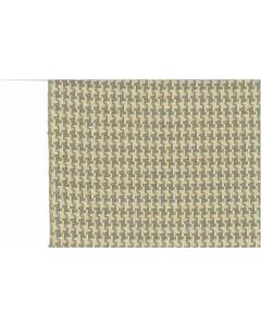 Taupe Tan Woven Houndstooth Small Houndstooth Stone Laura Kiran Fabric